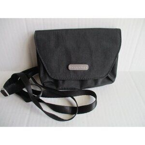 *Baggallini Black Fabric Shoulder or Hipsack Purse